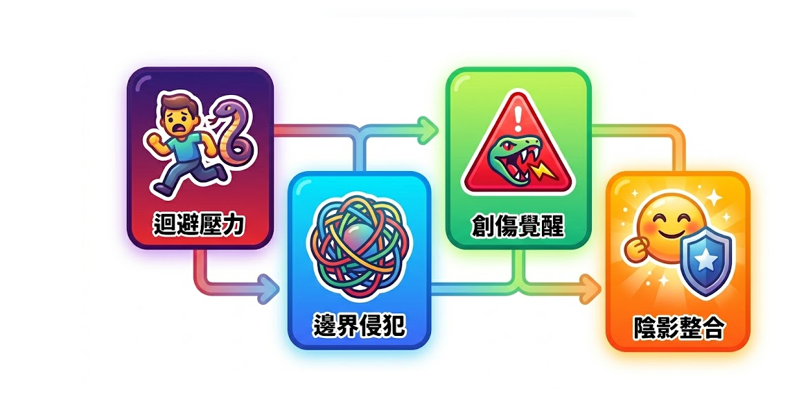 夢到動物是一套將潛意識原型衝突轉化為自我覺察指標的分析系統。本圖表嚴謹拆解迴避壓力、邊界侵犯、創傷覺醒與陰影整合四大階段,透過邏輯化視角徹底破除迷信渲染,為您建立精確的夢境數據解碼標準,提供最具學術依據的解夢查詢與心理評估決策模型。